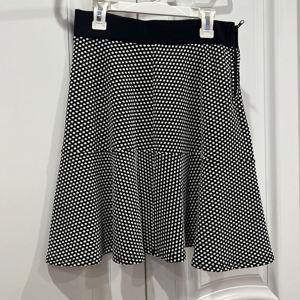 Buffalo David Bitton Black and white polka dot skirt